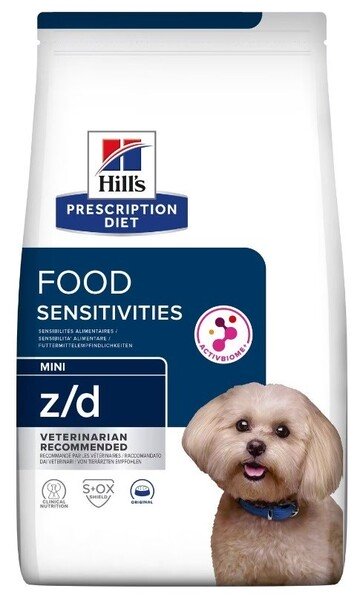 Hill's Prescription Diet z/d Food Sensitivities, Dry food for dogs, Adult, 1kg