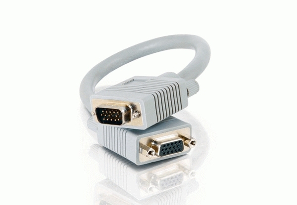 Cbl/1M SXGA Shielded HD15 M/F Montr Ext