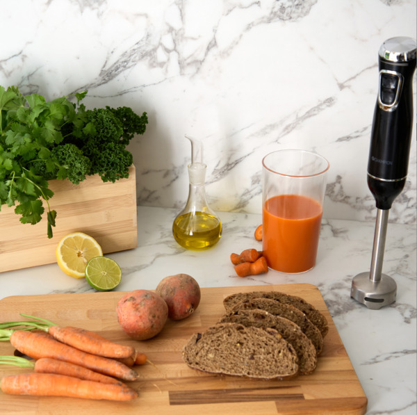 Champion STM300 600W Hand Blender, Stainless steel/Black