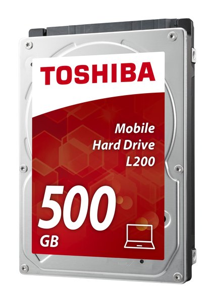 Toshiba 500GB L200, 2.5", SATA, 5400rpm, 8MB - HDD