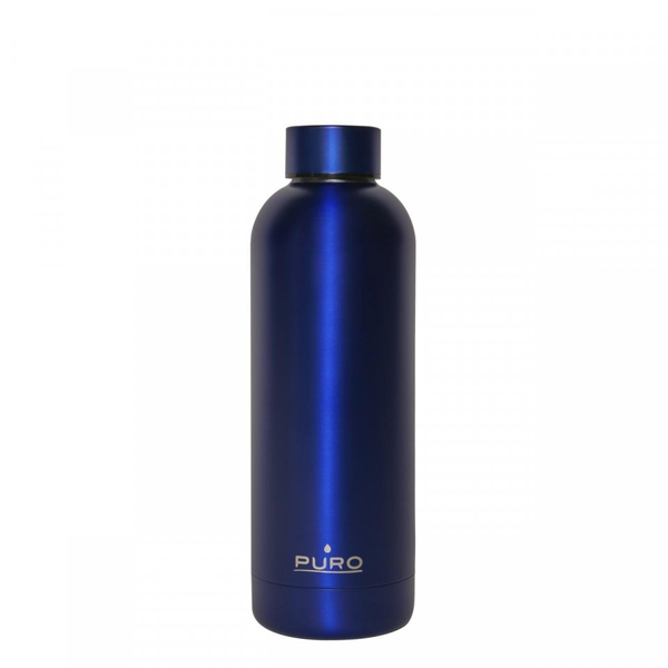 Mattapullo, 500 ml, metallinen sininen