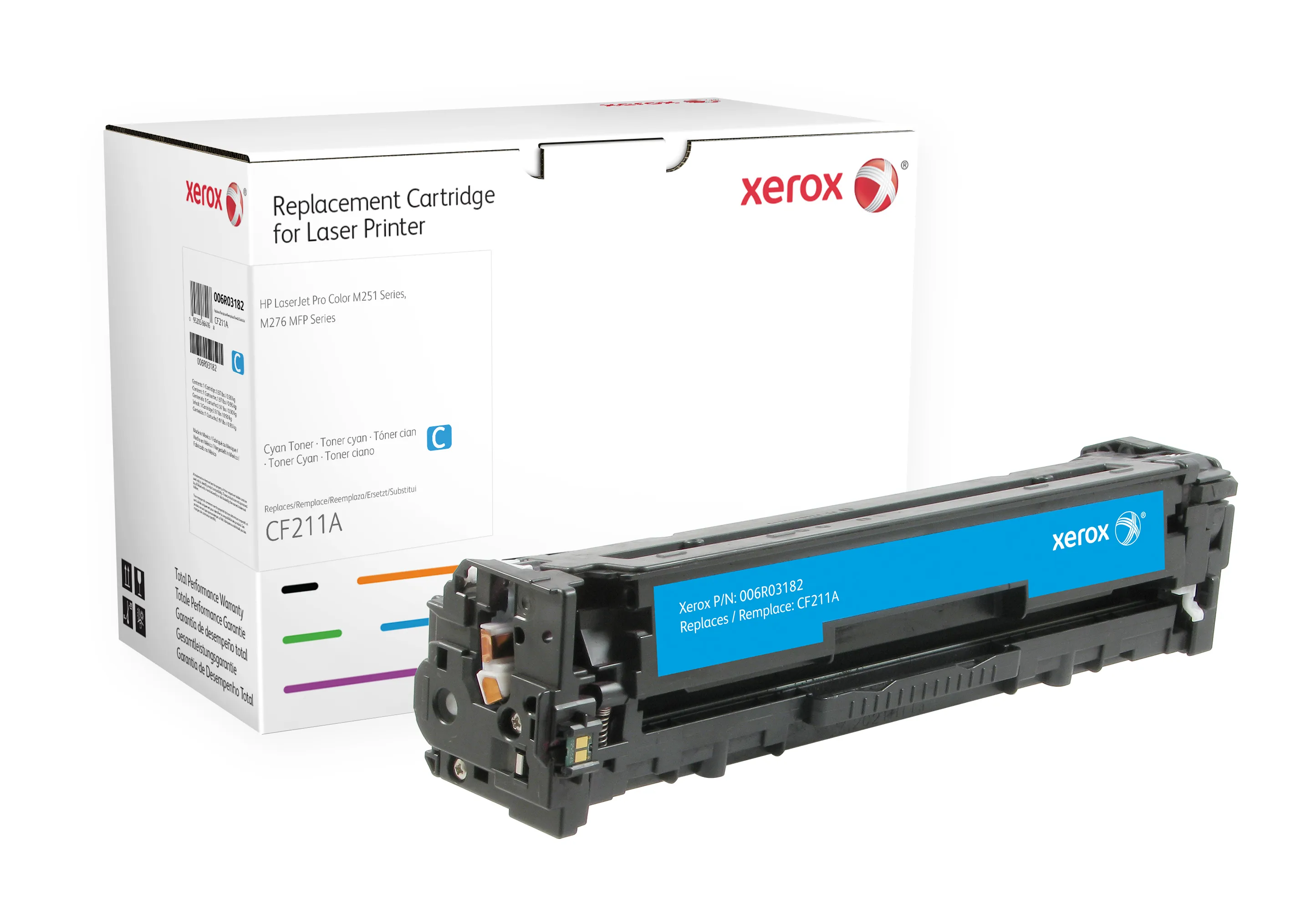 Xerox - Sinivihre&auml; - v&auml;riainekasetti (vastaavuus: HP CF211A) malleihin HP LaserJet Pro 200 M251n, 200 M251nw, MFP M276n, MFP M276nw