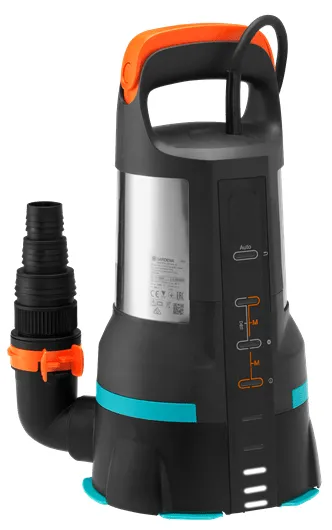 Gardena 19500 Aquasensor -dränkbar pump för klart/smuts vatten