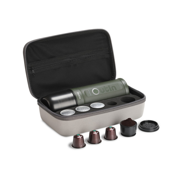 OutIn Traveler Espresso - travel kit, Forest Green
