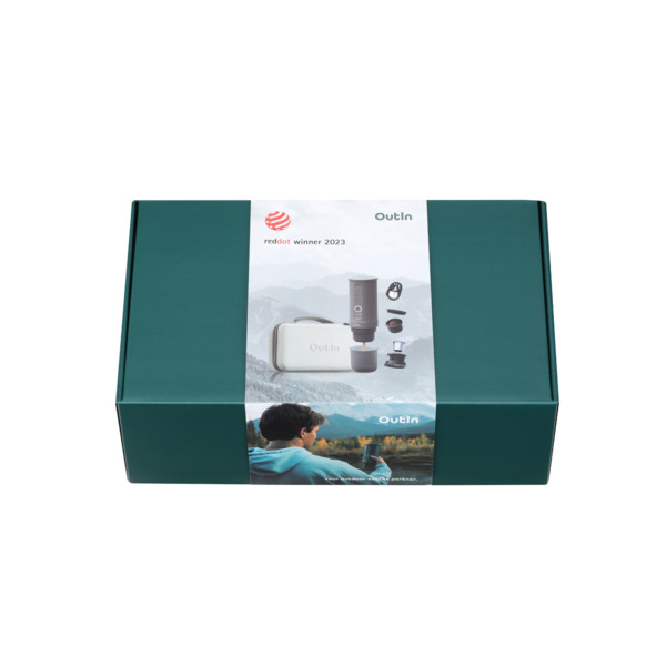 OutIn Traveler Espresso - travel kit, Forest Green