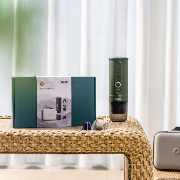 OutIn Traveler Espresso - travel kit, Forest Green