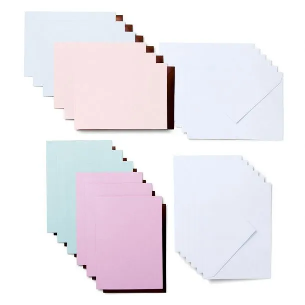 Cricut Joy Insert Cards 11,4 cm x 15,9 cm, Macaroons, 12-pack