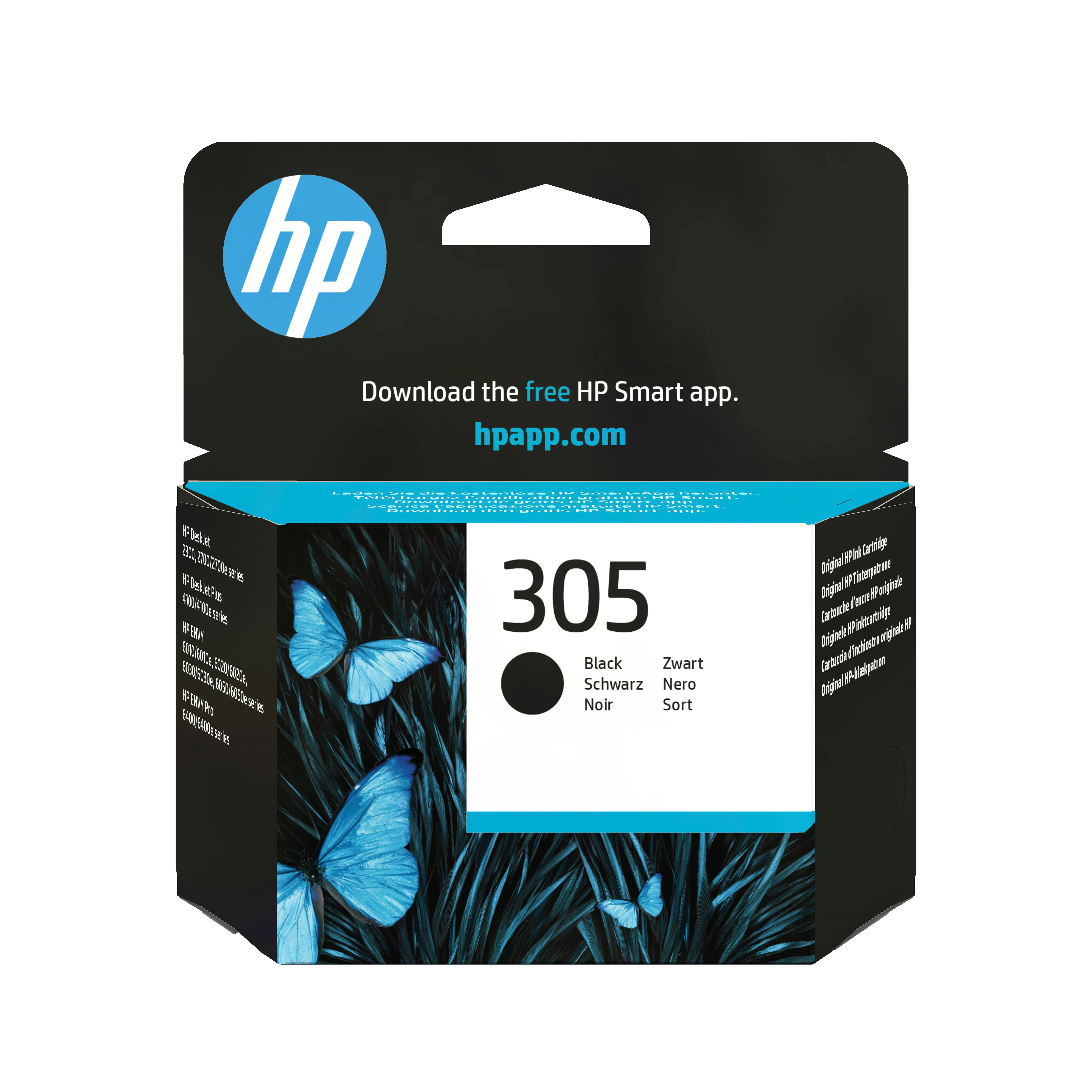 HP 305 ink cartridge, 2 ml, Black