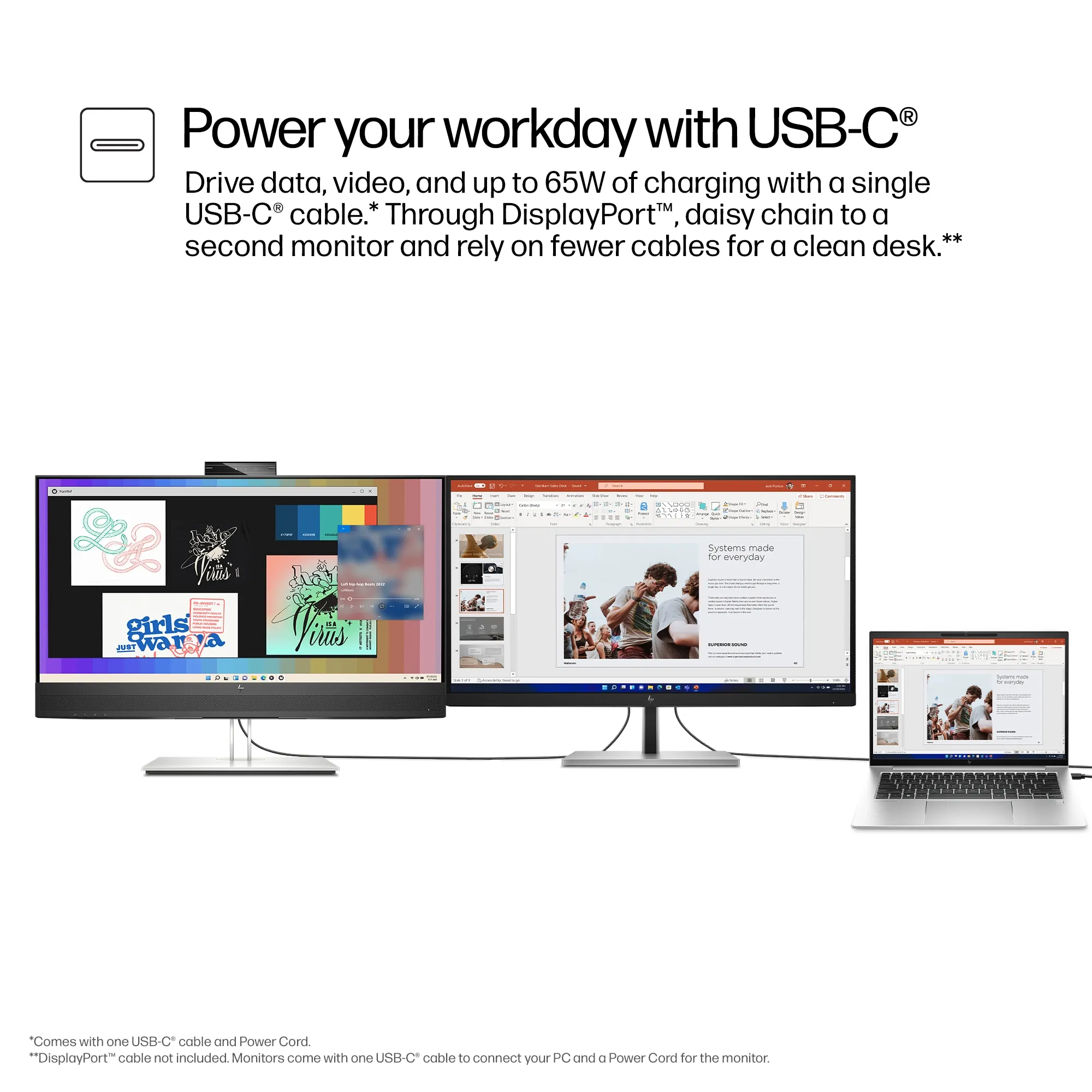 HP 27&quot; E-Series E27m G4, QHD, USB-C, IPS - monitor