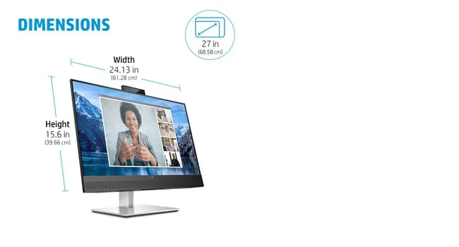 HP 27&quot; E-Series E27m G4, QHD, USB-C, IPS - monitor