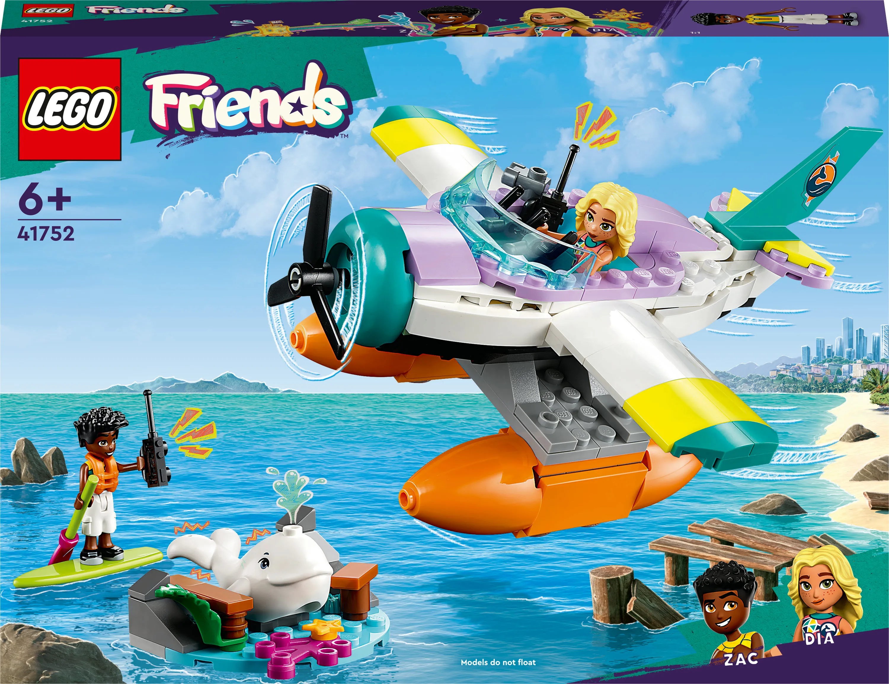 Lego Friends Sea Rescue Plane 41752