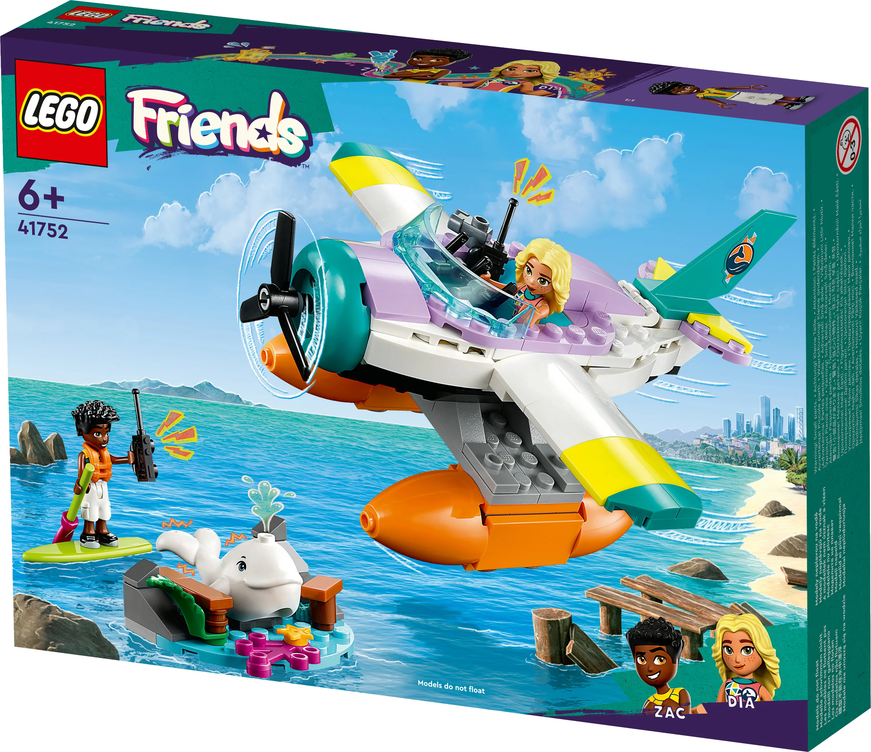 Lego Friends Sea Rescue Plane 41752