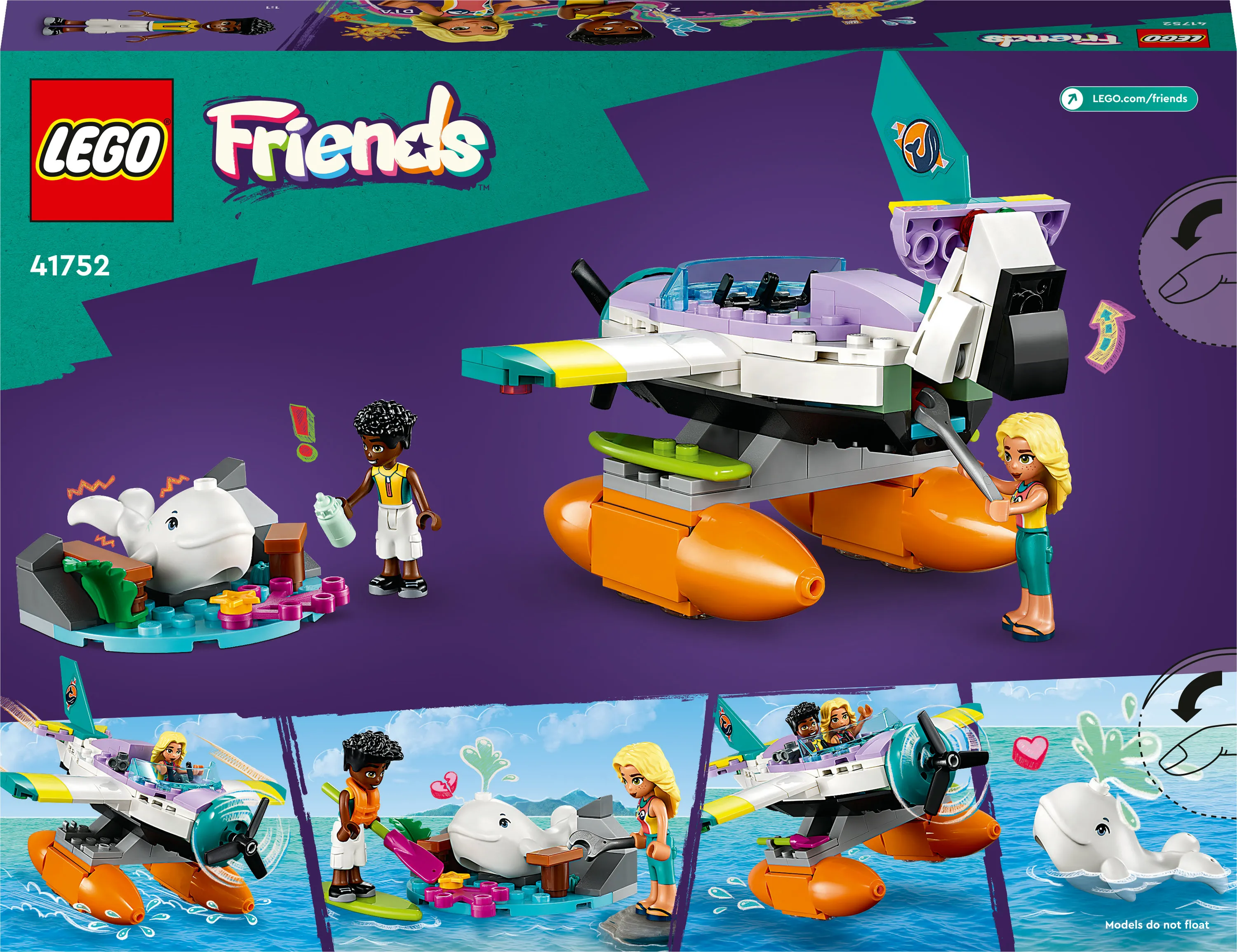 Lego Friends Sea Rescue Plane 41752