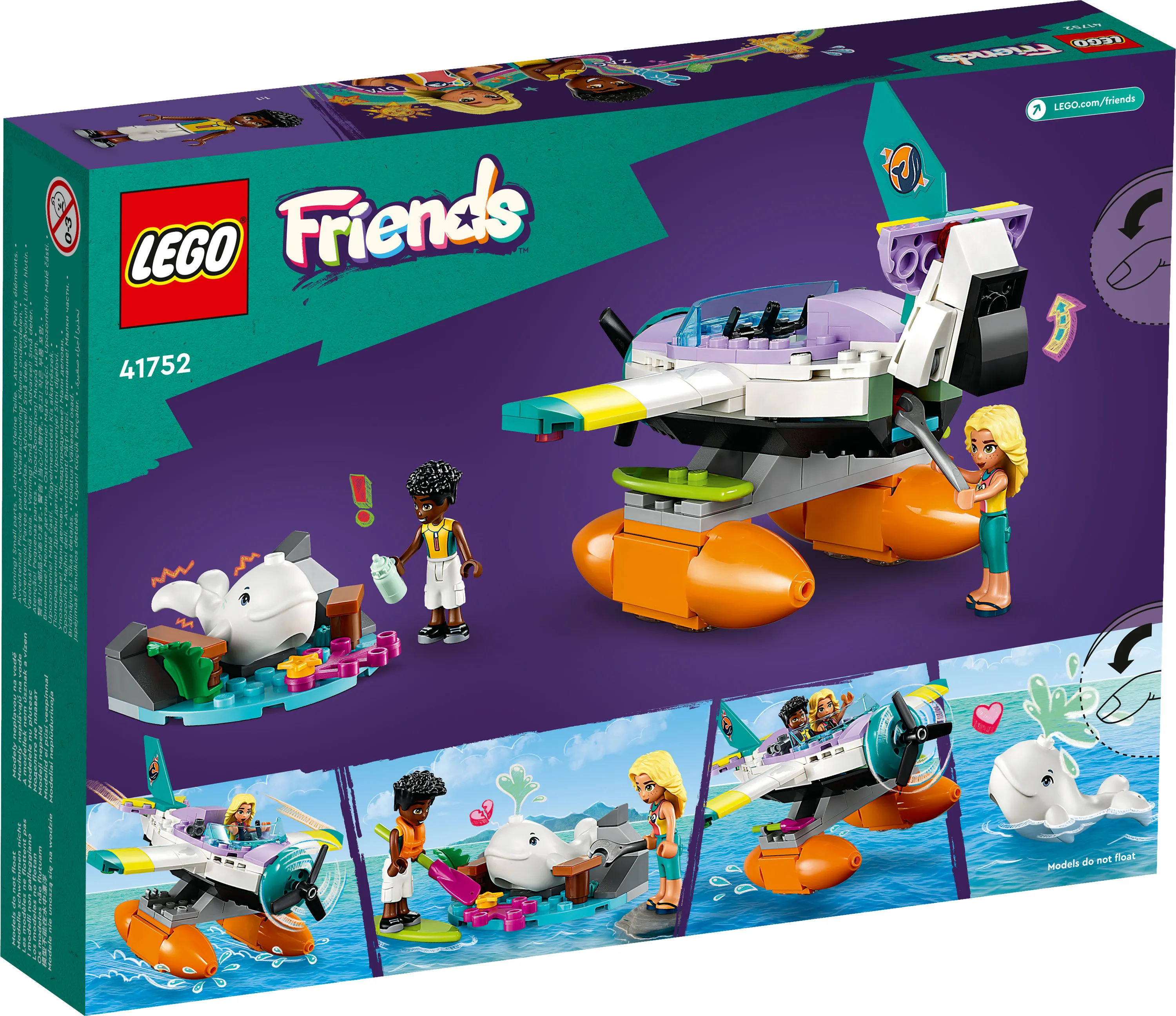 Lego Friends Sea Rescue Plane 41752