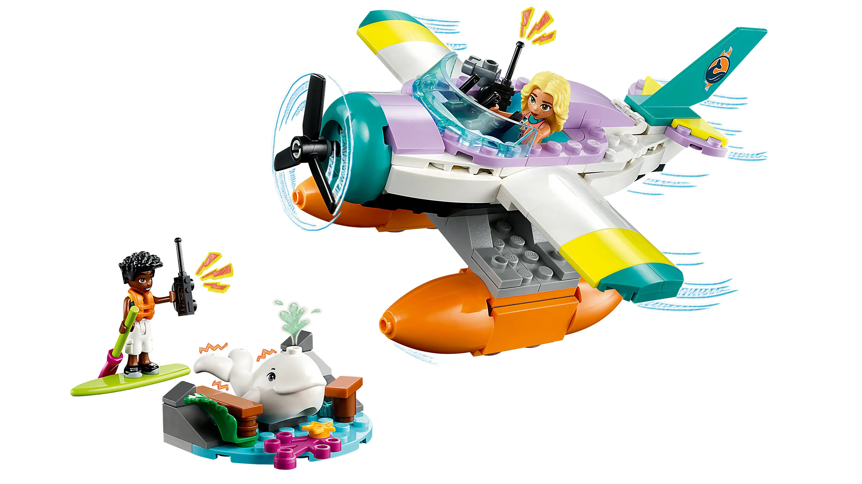 Lego Friends Sea Rescue Plane 41752