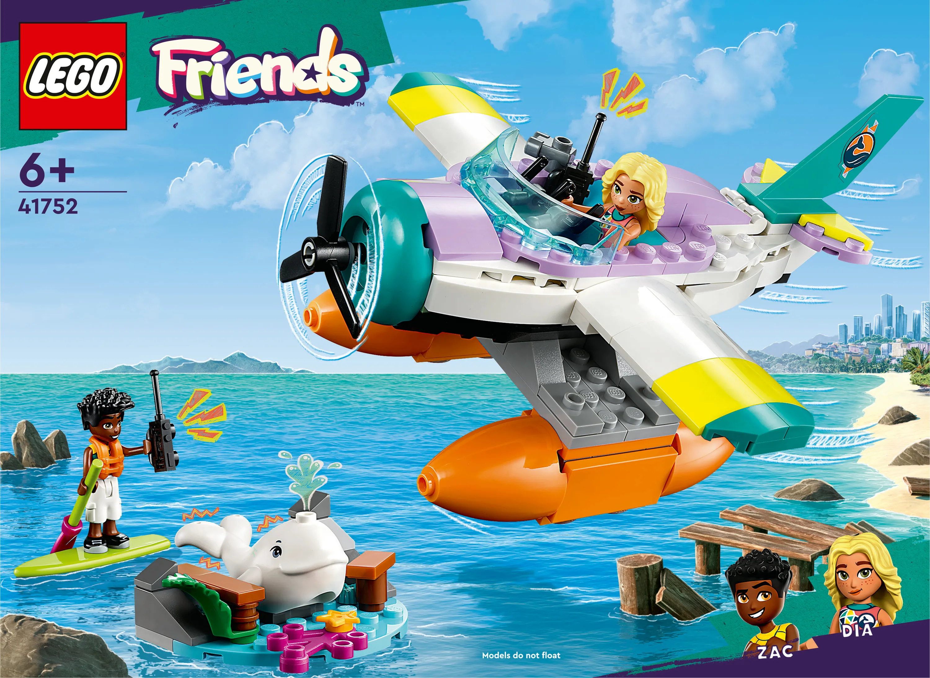 Lego Friends Sea Rescue Plane 41752