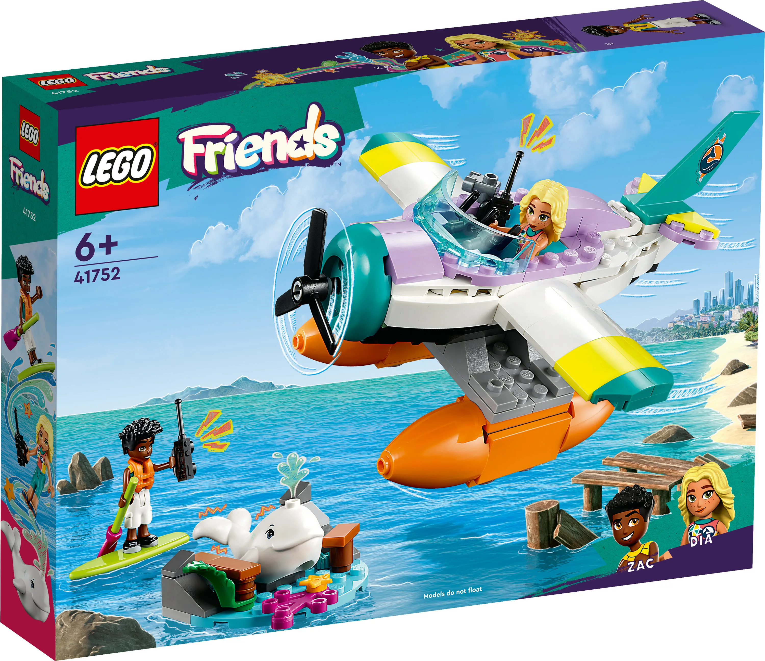 Lego Friends Sea Rescue Plane 41752