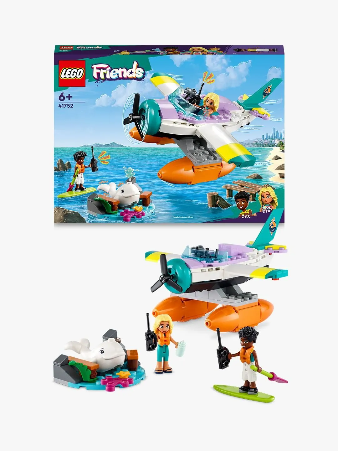 Lego Friends Sea Rescue Plane 41752