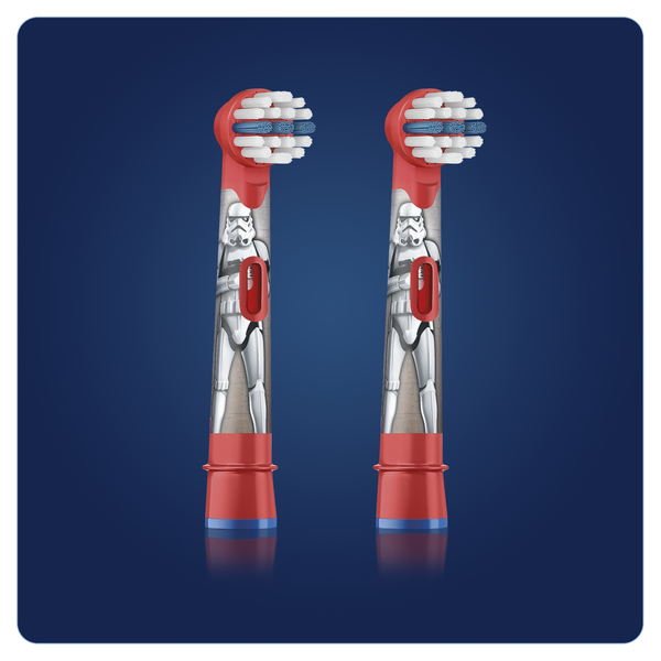 BRAUN VAIHTOHARJA ORAL-B KIDS 2ct STAR WARS, paketissa 2 vaihtoharjaa. Stages Power