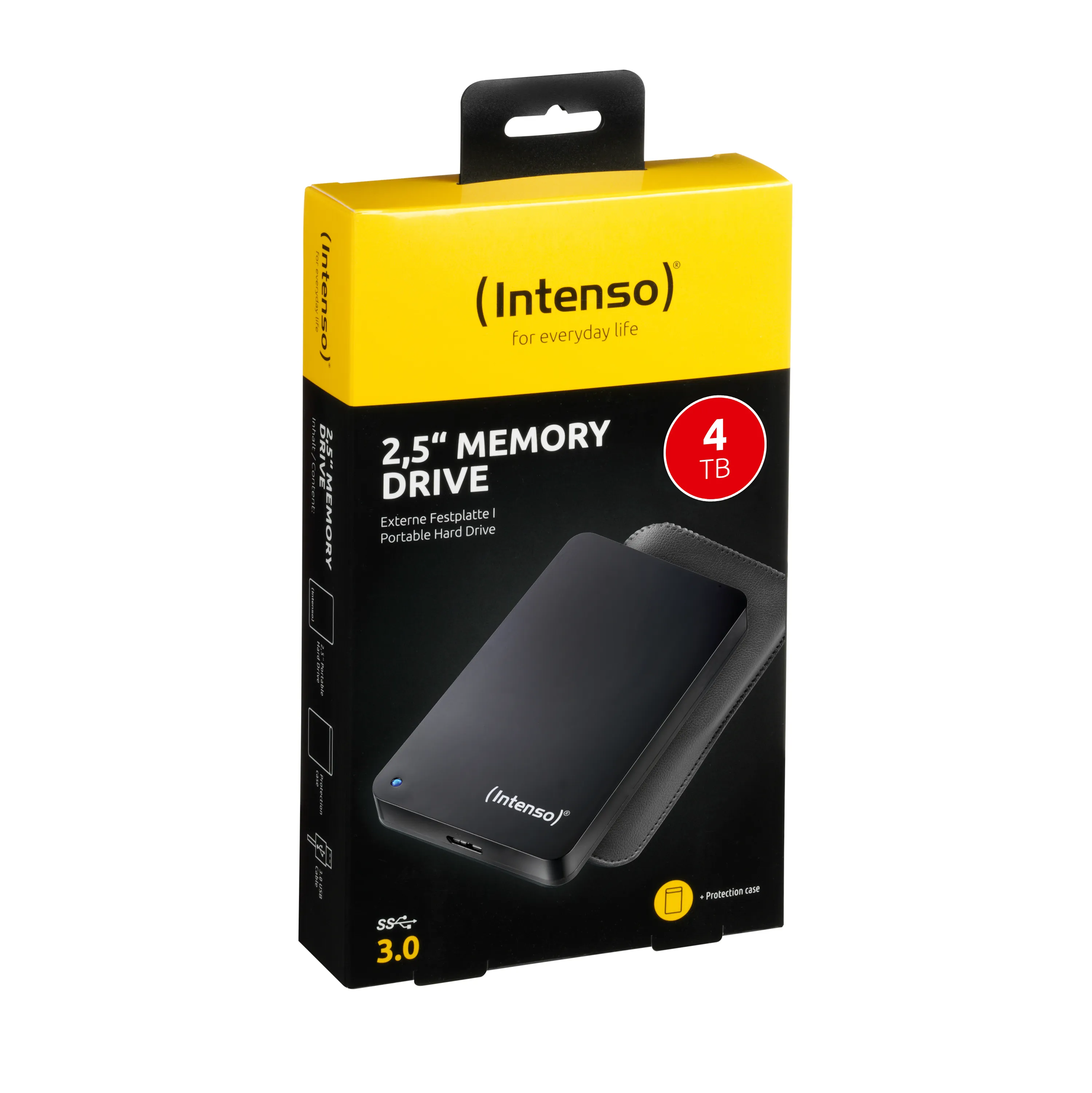 Intenso Memory Drive 4 TB USB-A - extern SSD, Svart