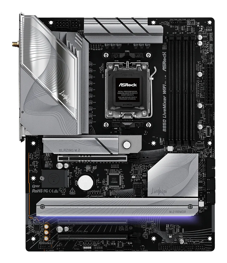 ASRock B850 LiveMixer WiFi AM5 ATX - motherboard
