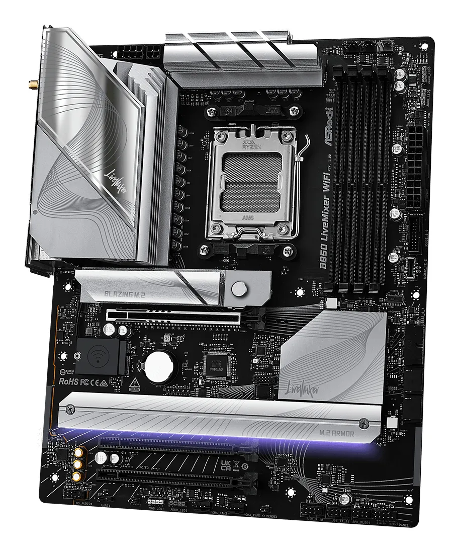 ASRock B850 LiveMixer WiFi AM5 ATX - motherboard