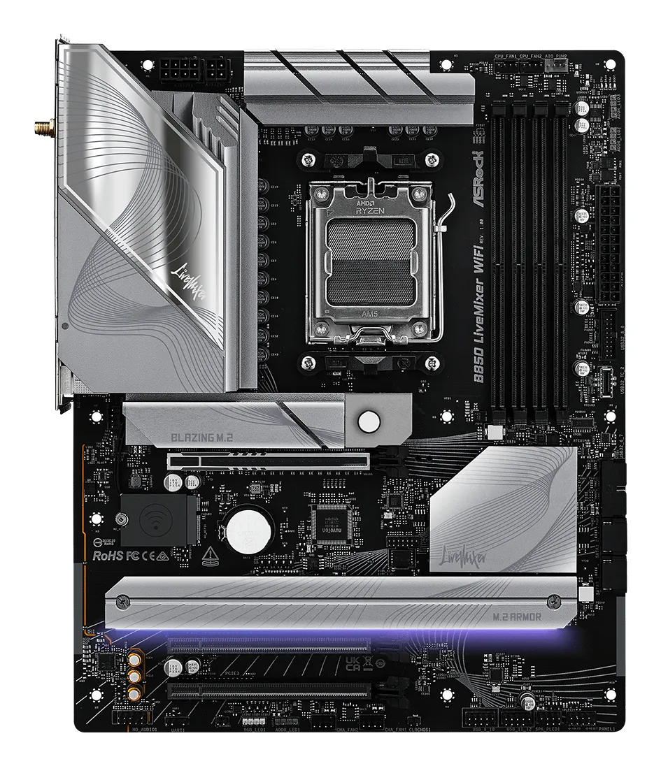 ASRock B850 LiveMixer WiFi AM5 ATX - motherboard
