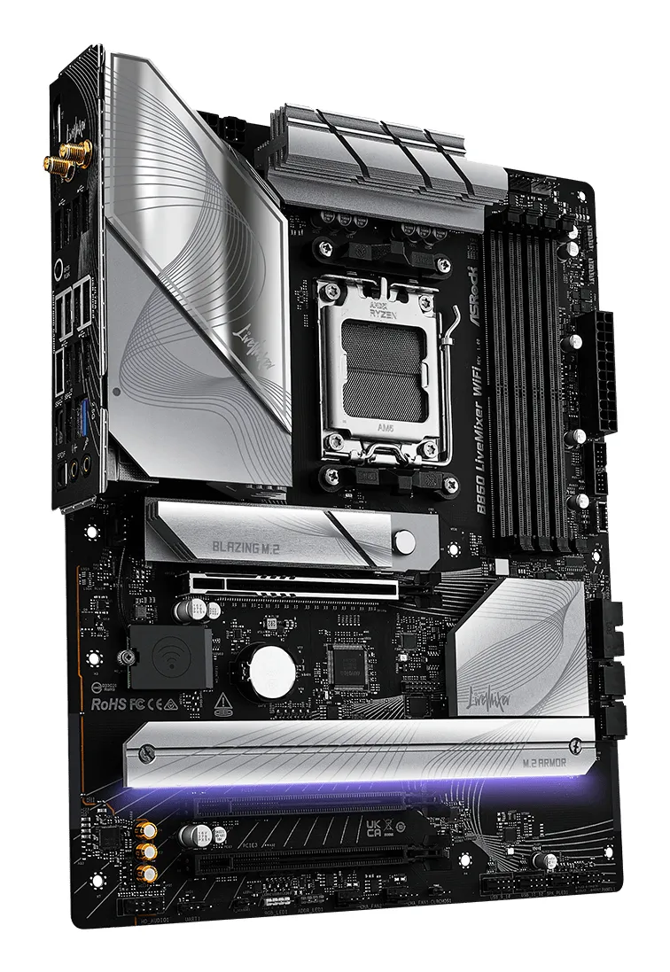 ASRock B850 LiveMixer WiFi AM5 ATX - motherboard