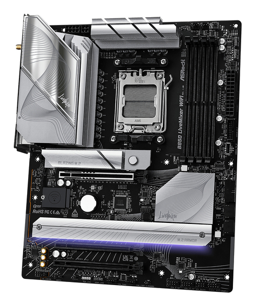 ASRock B850 LiveMixer WiFi AM5 ATX - moderkort