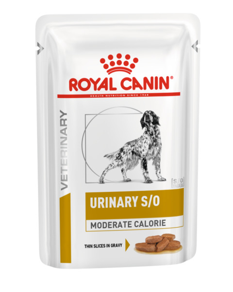 Royal Canin Urinary S/O Moderate Calorie, V&aring;tfoder f&ouml;r hund, Adult, 12 x 100 g