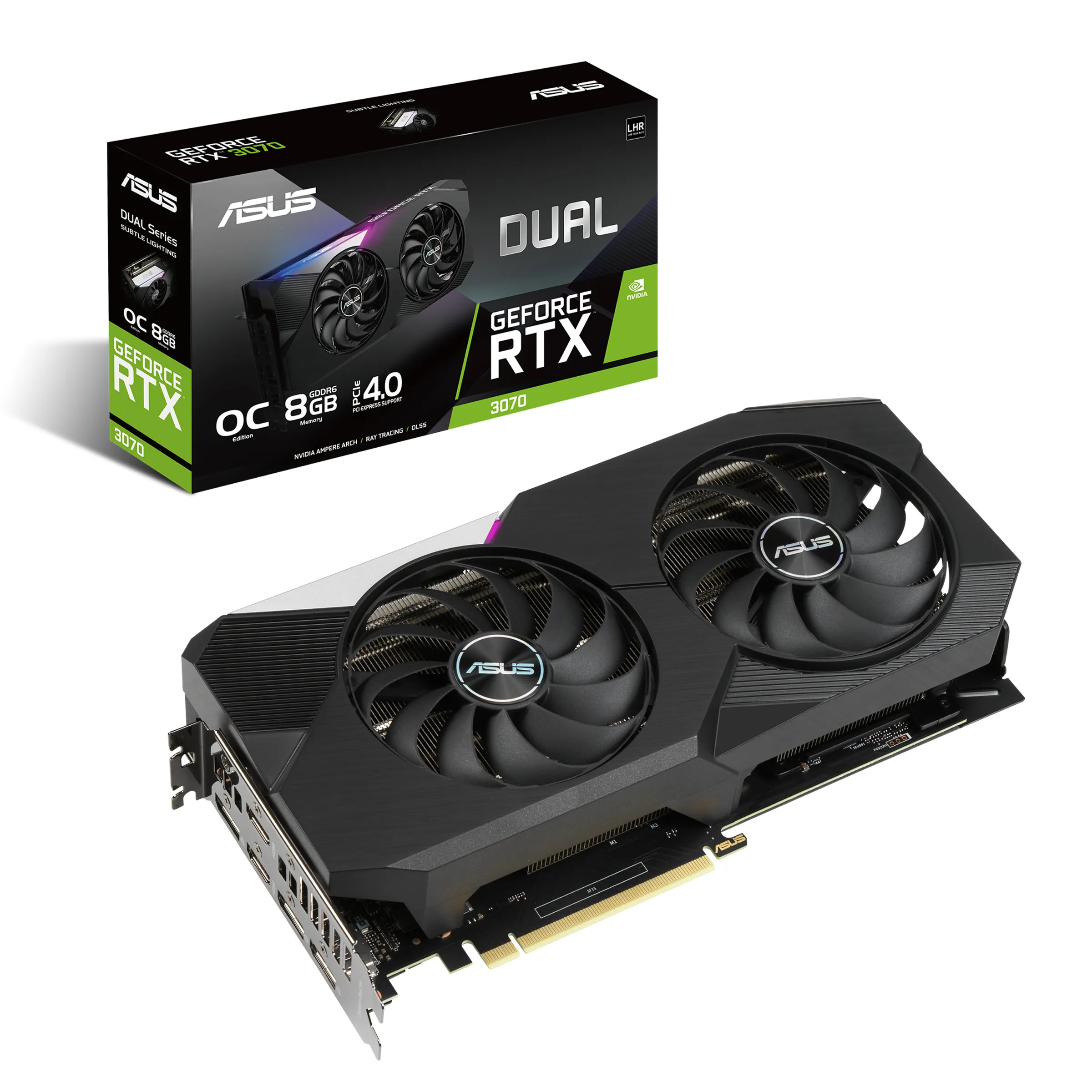 Asus GeForce RTX 3070 Dual OC V2 8 GB - grafikkort