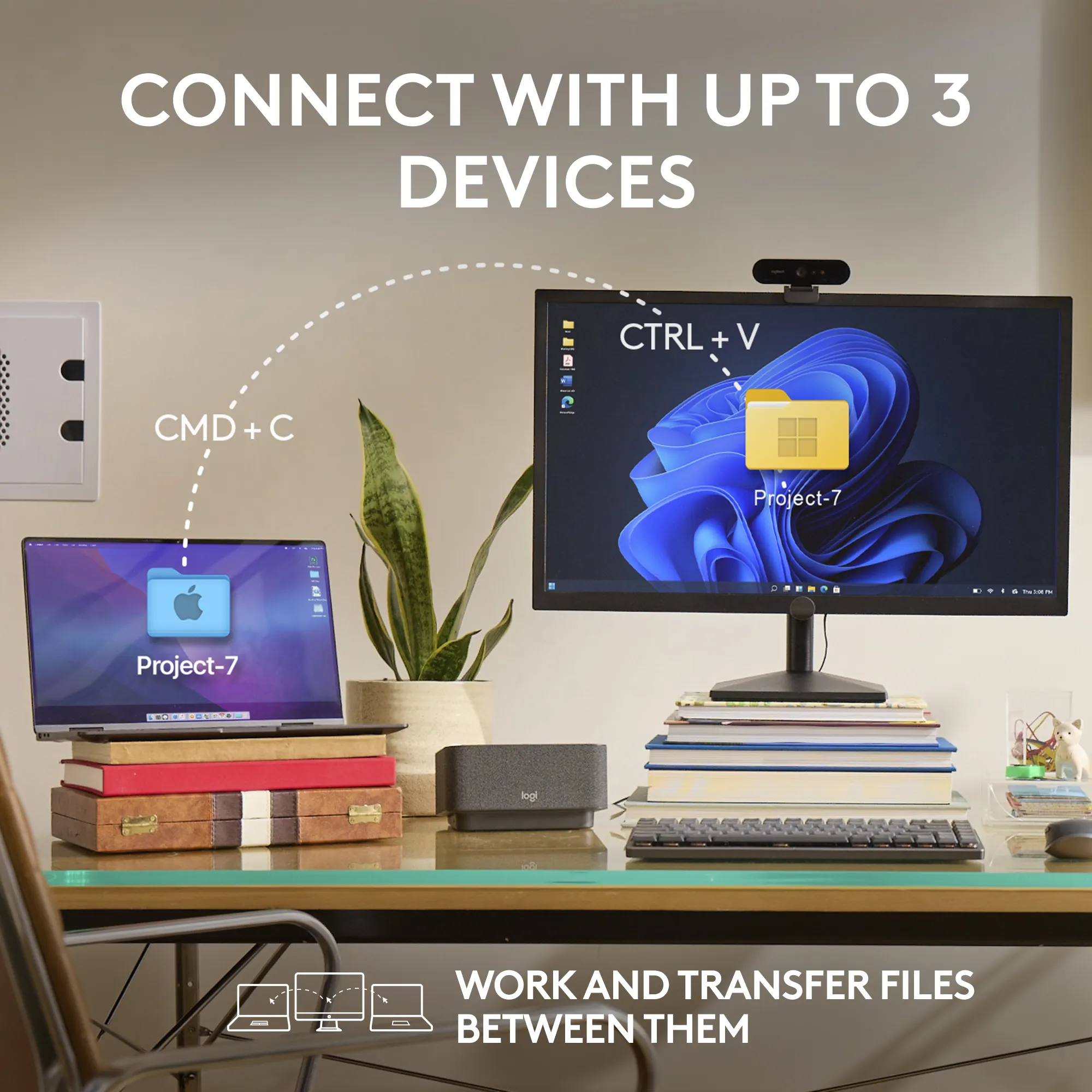 Logitech MX Anywhere 3S Wireless Mouse, Grey