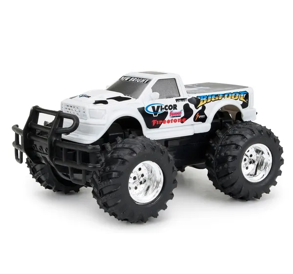 New Bright 5&quot; 4x4 Big Foot Batteridriven, skala 1:43