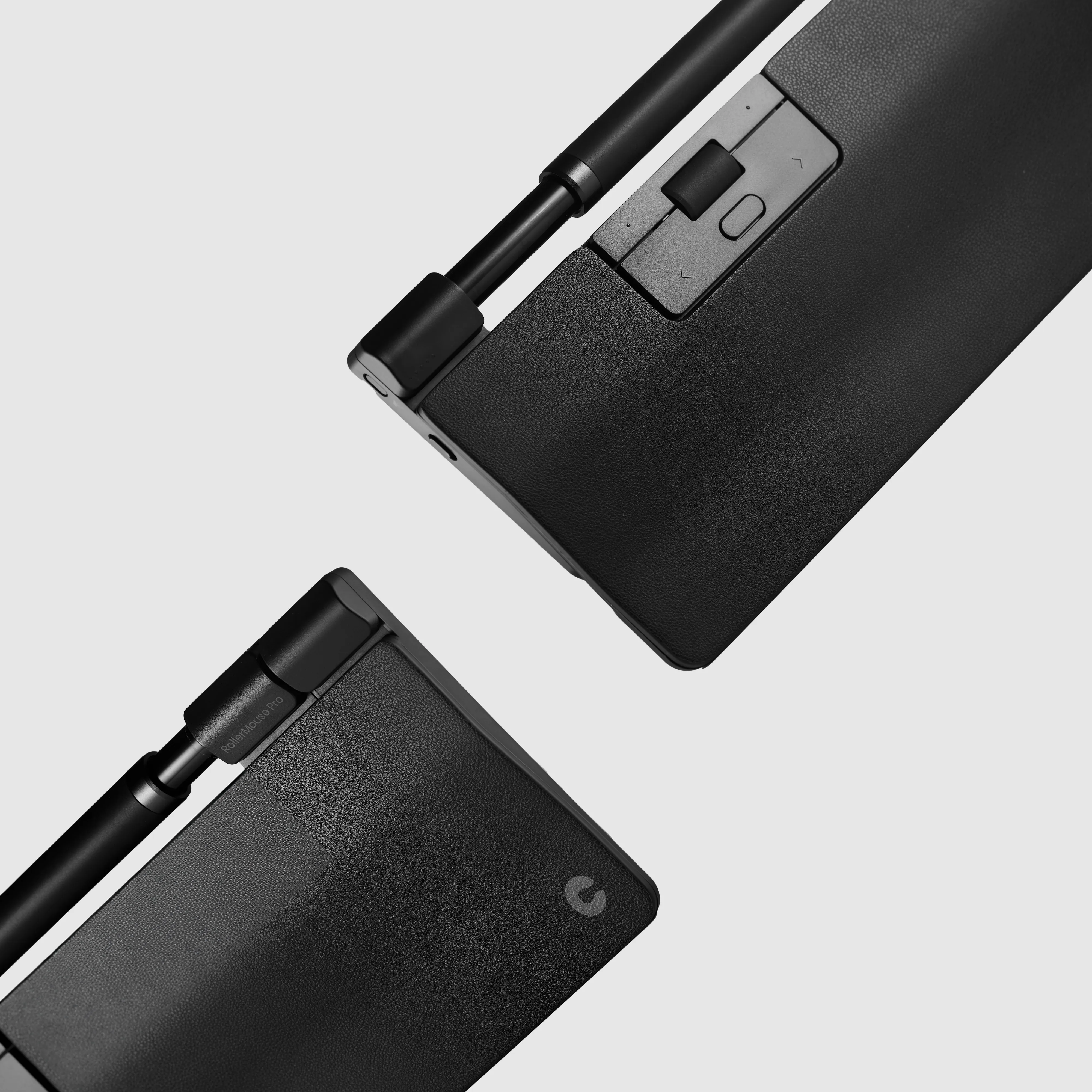 Contour RollerMouse Pro Wireless Roller Mouse + Regular Wrist Protector - Vegan leather