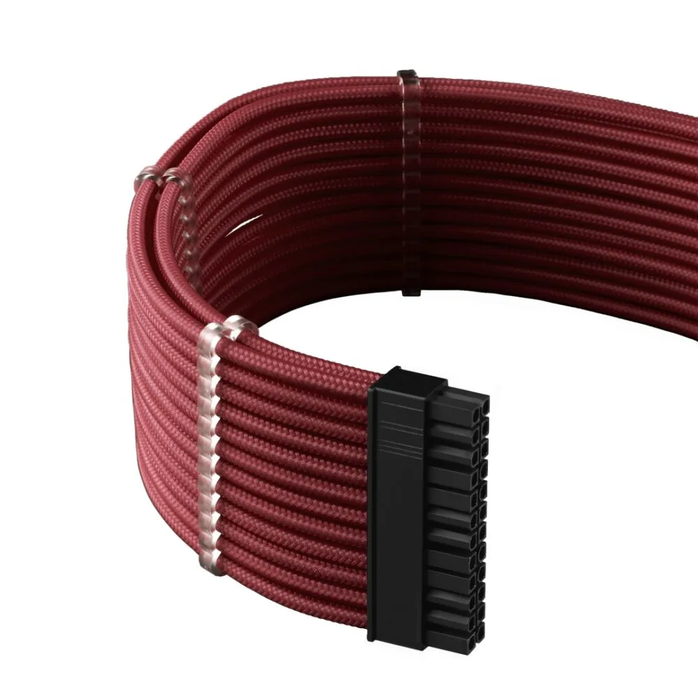 CableMod C-Series PRO ModMesh Cable Kit for Corsair AXi/HXi/RM (Yellow Label) - blood red