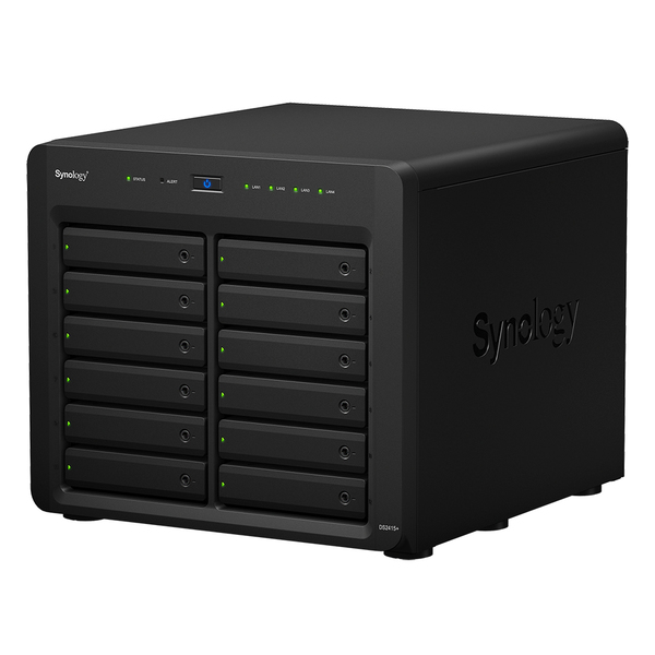 Synology DS2415+, h&ouml;gpresterande NAS med plats f&ouml;r 12xSATA-HDD, svar