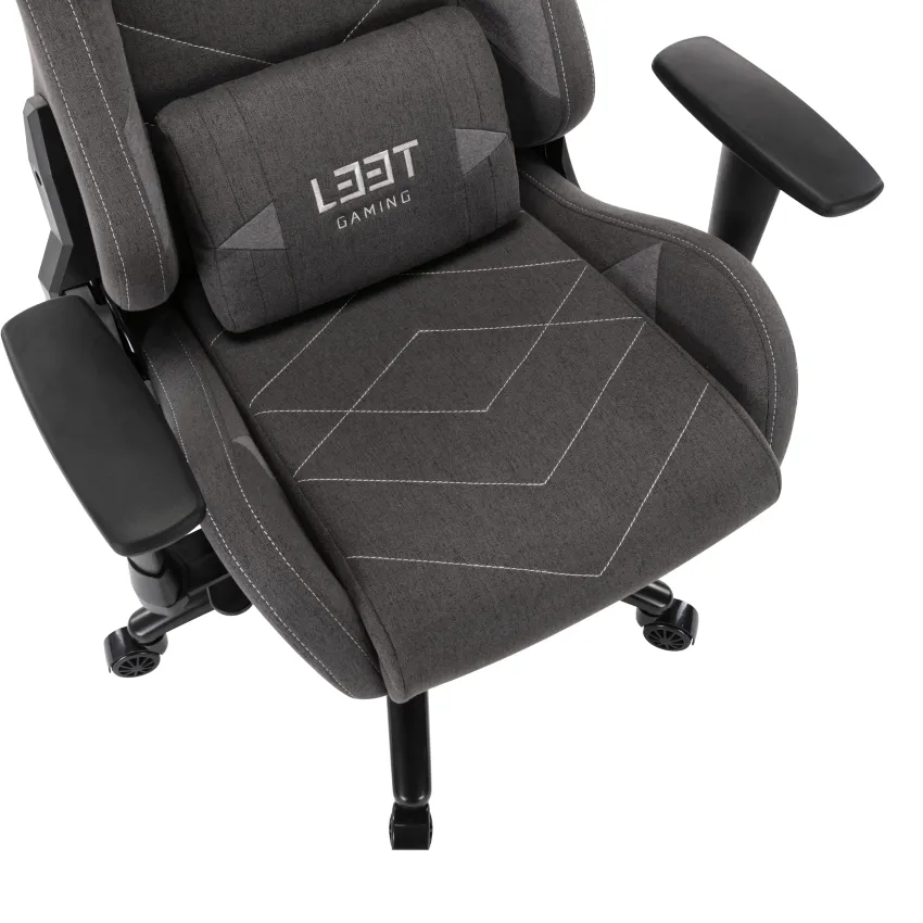 L33T Elite V4 -gamingstol, Mörkgrå