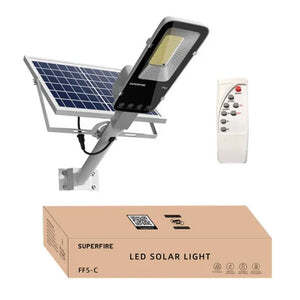 SUPERFIRE FF5-C Solar Lamp, 263 W, 1,200 lm, 15,000 mAh
