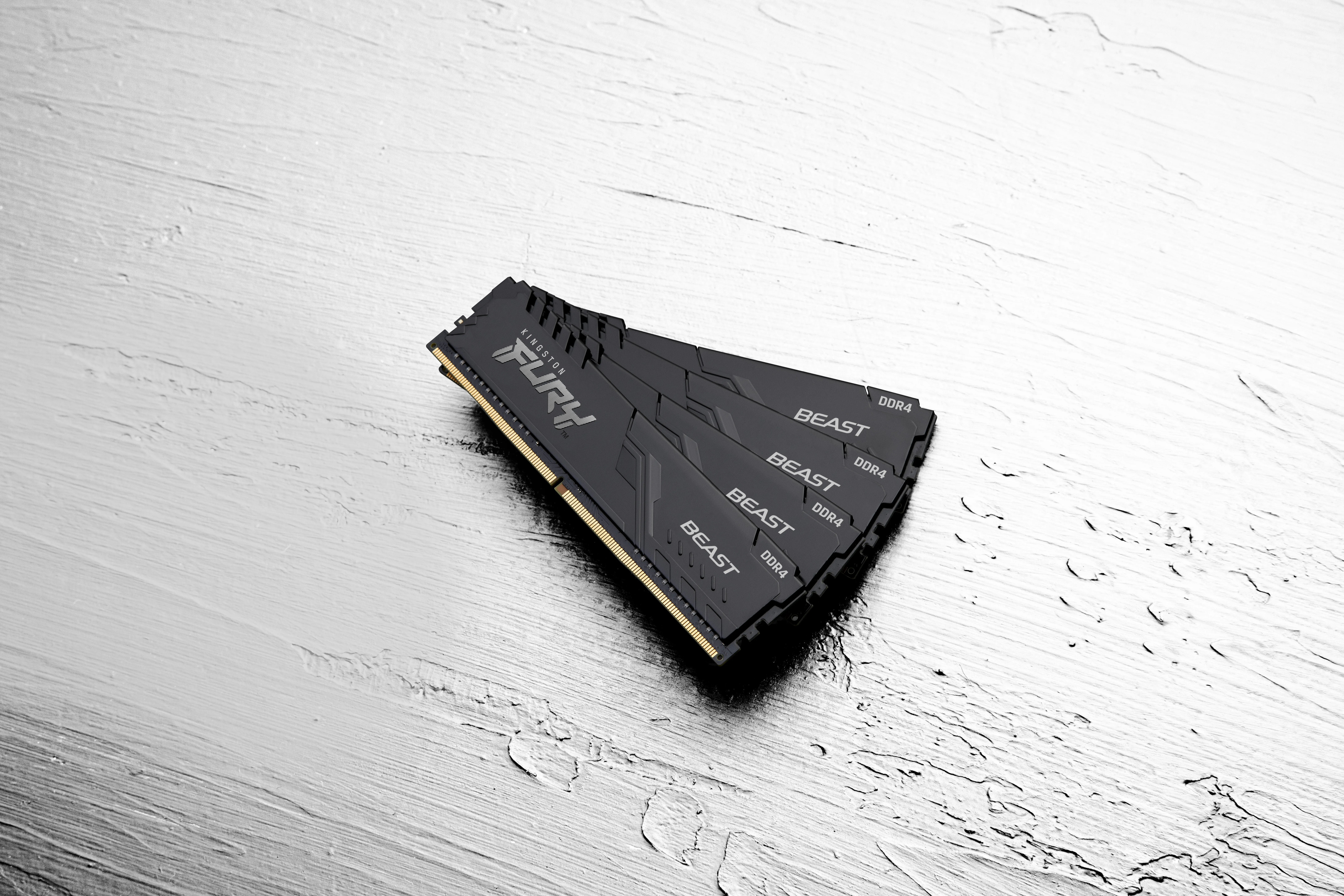 Kingston FURY Beast 128 GB (4 x 32 GB) DDR4 3600 MHz, CL18 - minne, Svart