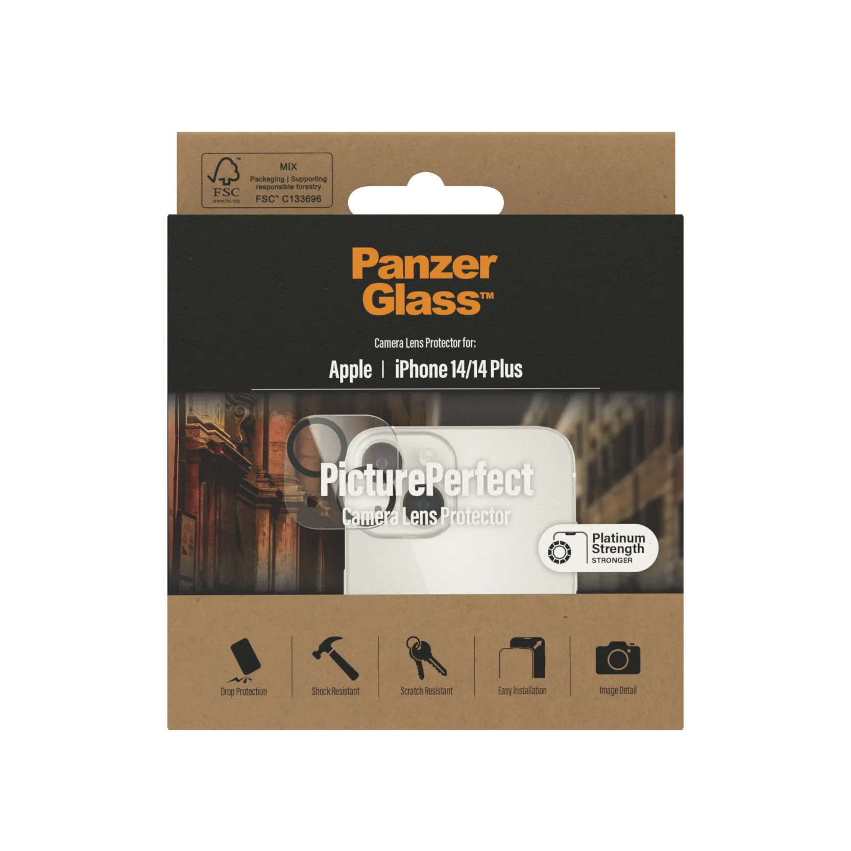 PanzerGlass PicturePerfect, iPhone 14 / 14 Plus - kameralinsskydd