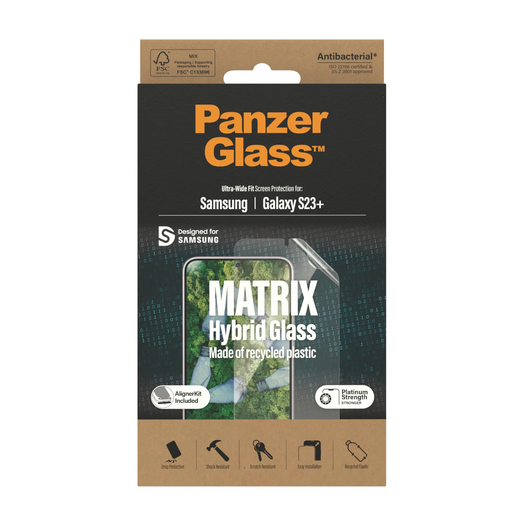 PanzerGlass Matrix Ultra-Wide Fit Alignerkit, Galaxy S23 Plus - Protective Film