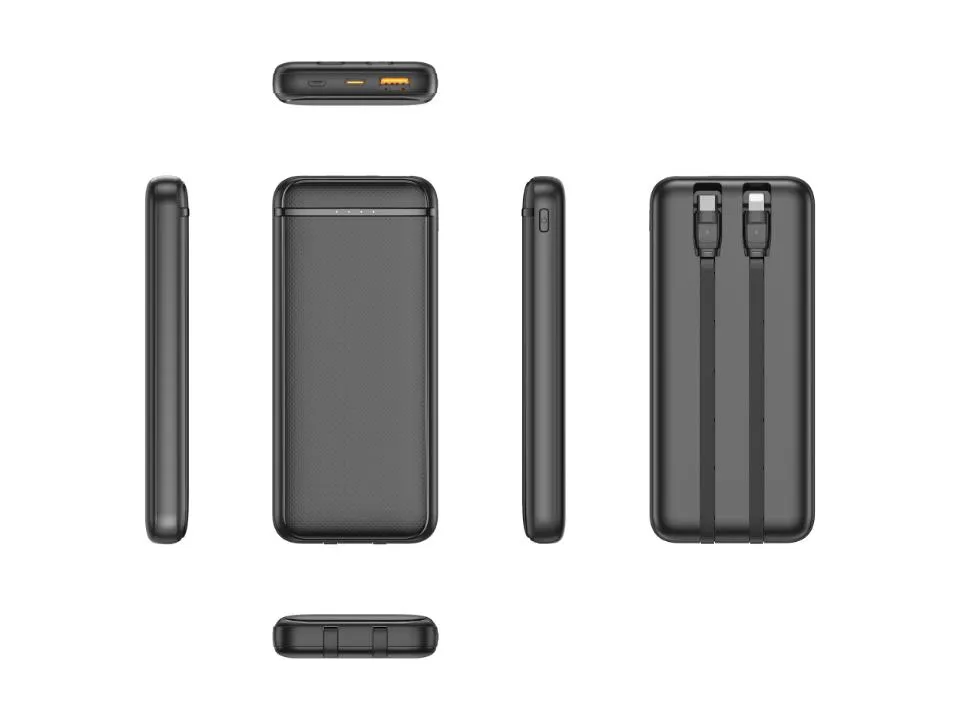 Denver 10.000 mAh 18W -varavirtal&auml;hde, Musta