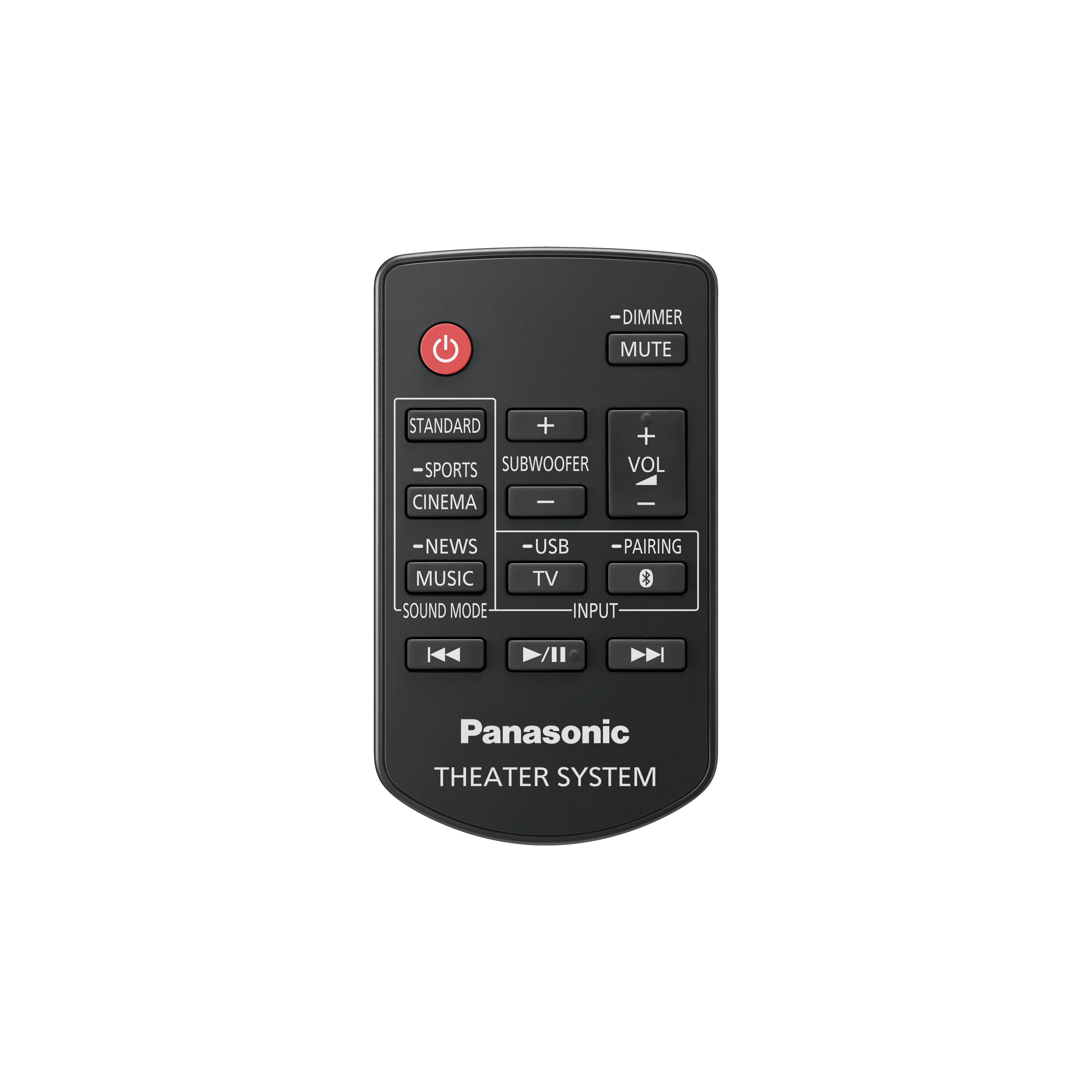 Panasonic SC-HTB490EGK, 2.1, Dolby Digital Soundbar system, with wireless subwoofer, Black