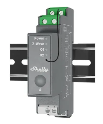 Shelly Qubino Wave Pro 2 -&auml;lykiskorele, Z-Wave