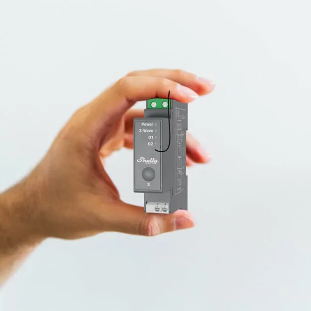 Shelly Qubino Wave Pro 2 -&auml;lykiskorele, Z-Wave