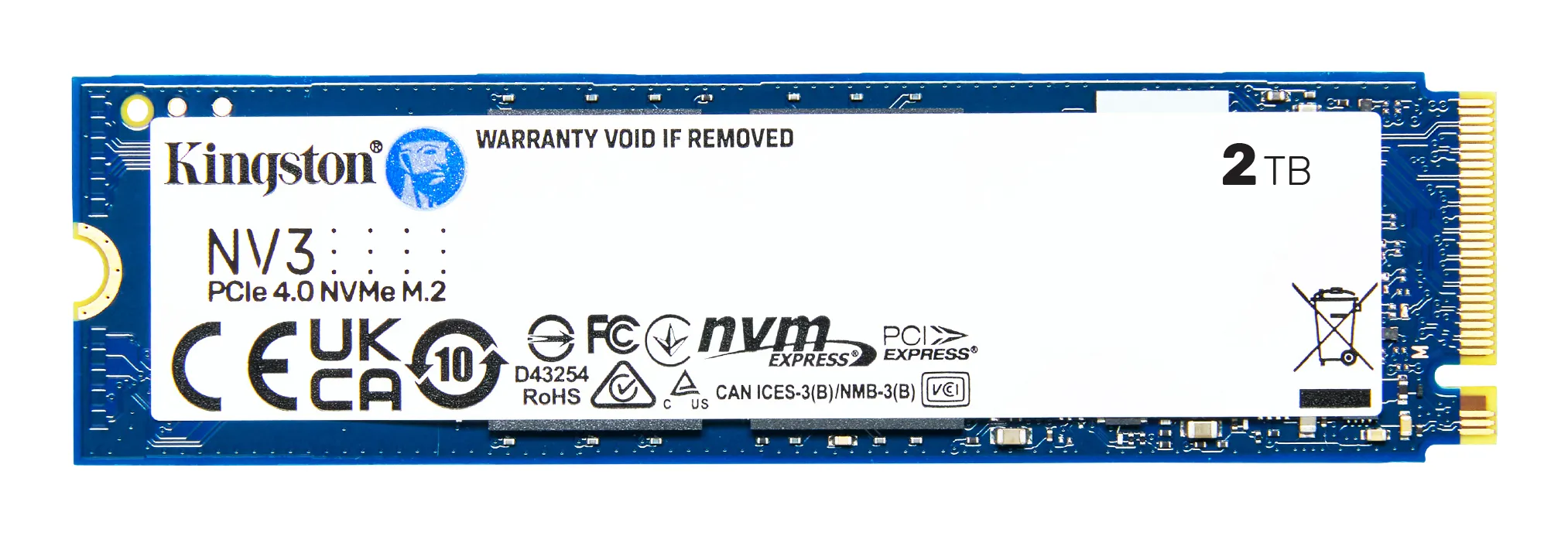 Kingston 2000G NV3 M.2 2280 NVMe SSD 2 TB, PCIe 4.0, M.2 - SSD