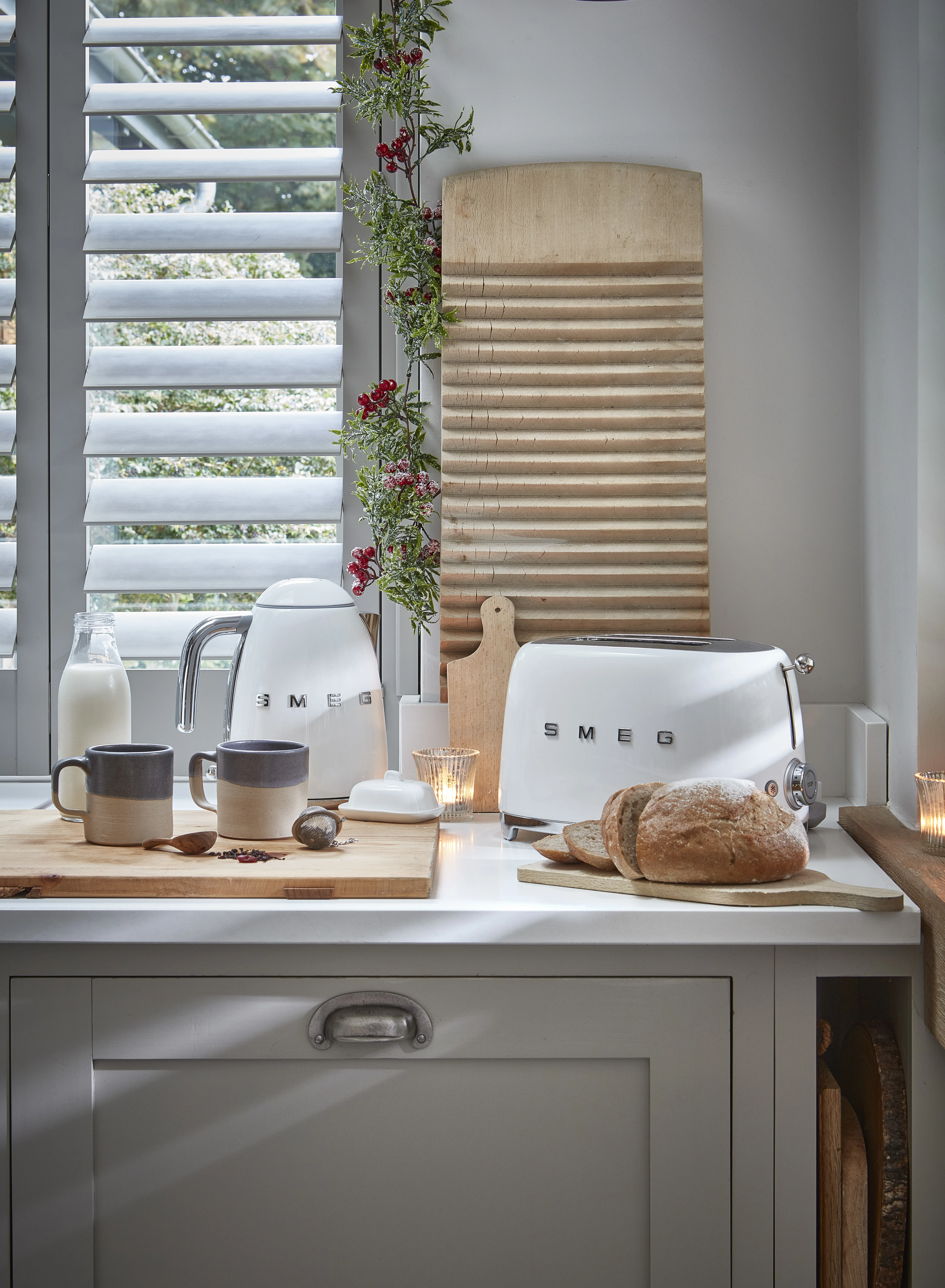 Smeg 50's Style - toaster, 2 slice(s),  White