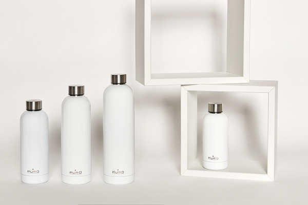 Kiiltopullo, 500 ml, valkoinen