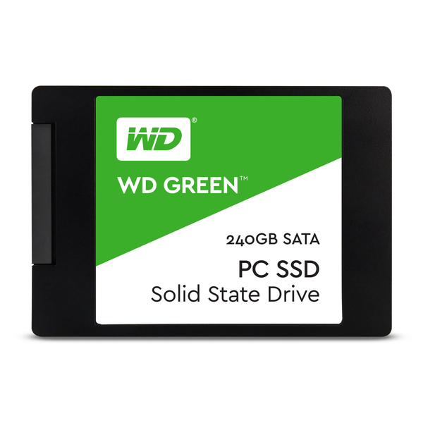 WD 240GB, 2.5", SATA III, 540/465 MB/s -SSD-levy, vihre&auml;