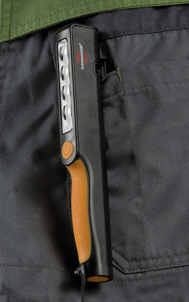 Brennenstuhl k&auml;dess&auml; pidett&auml;v&auml; ty&ouml;valaisin, kiinte&auml; akku, USB